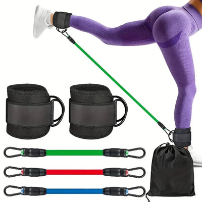 Resistance Bands Set Bodybuilding  Gym Equipment Professional Weight Training Fitness Elastic Rubber Bands Workout Expander